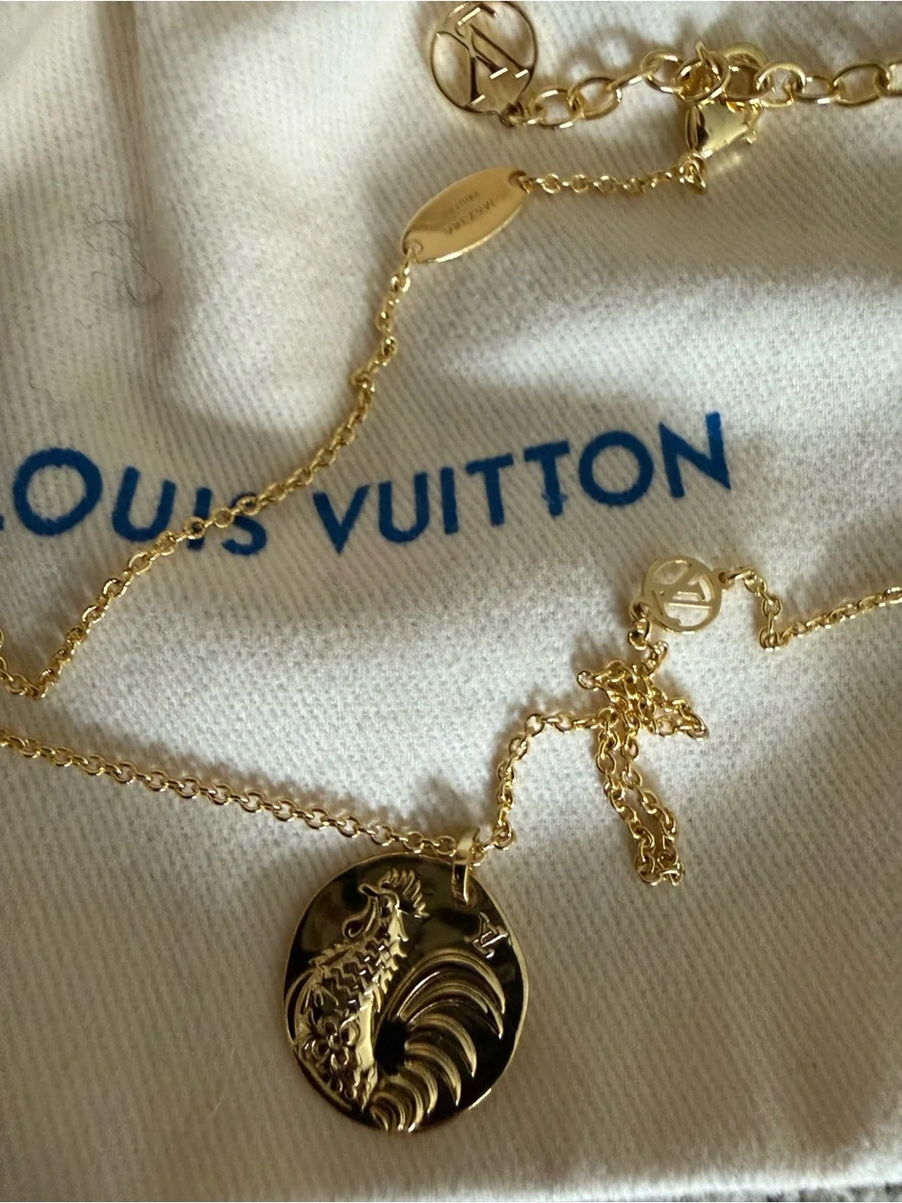 Louis Vuitton Louis in the sky zodiac pendant necklace